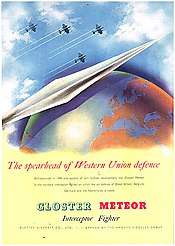 Gloster Meteor poster September 1949
