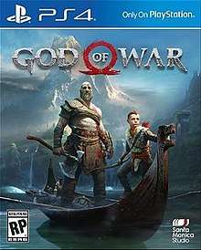 Cover art featuring Kratos and his son Atreus