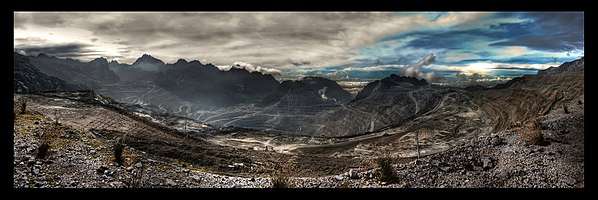 Panorama of the mine