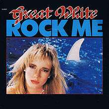 Album cover for the single "Rock Me" by Great White