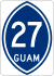 Guam Highway 27 marker