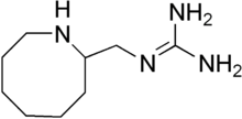 Skeletal formula of guanazodine
