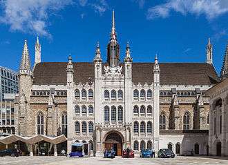 Photograph of the Guildhall in the City of London