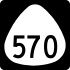 Route 570 marker