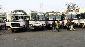 Delhi Bound Buses at roadways station