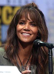 Colour photograph of Halle Berry in 2017