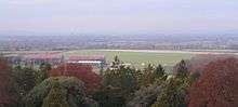 The grass airfield at RAF Halton.