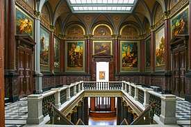 The Kunsthalle's old and new grand staircase