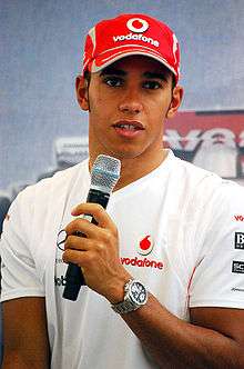 Lewis Hamilton in 2008