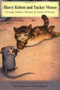 An illustrated smirking cat confronts a mouse