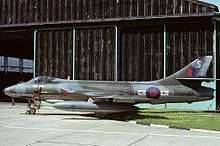 Photograph of a Hawker Hunter aircraft