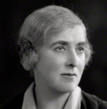 Black and white portrait photograph of Helen Archdale