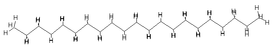 Structural formula of heneicosane