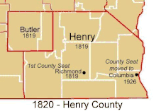 timeline of henry county, alabama map