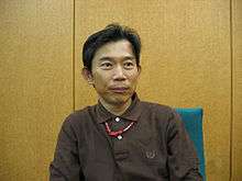 An image of Hiroyuki Takahashi during a 2005 interview.