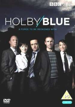 The HolbyBlue logo above five characters.