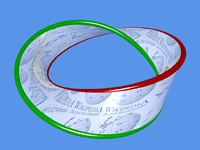 Red and green Hopf band (annulus)