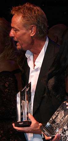 Horst Baron receiving the Eroticline Award 2006