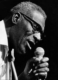 Picture of Howlin' Wolf performing in 1972