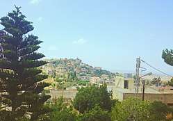A view of the village of Hula, situated in Southern Lebanon