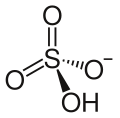 Hydrogen sulfate (bisulfate)