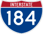 Interstate 184 marker