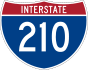 Interstate 210 marker
