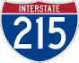 Interstate 215 marker
