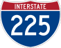 Interstate 225 marker