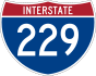 Interstate 229 marker