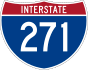 Interstate 271 marker