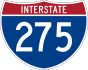 Interstate 275 marker