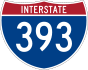Interstate 393 marker