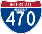 Interstate 470 marker