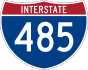 Interstate 485 marker
