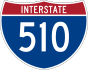 Interstate 510 marker
