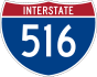 Interstate 516 marker