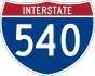 Interstate 540 marker
