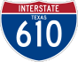 Interstate 610 marker