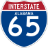 Interstate 65 marker