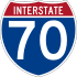 Interstate 70 marker