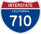 Interstate 710 marker