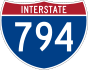 Interstate 794 marker
