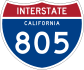 Interstate 805 marker