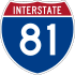 Interstate 81 marker