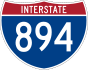 Interstate 894 marker