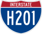 Interstate H-201 marker
