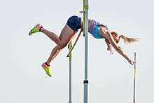 Mary Saxer jumping