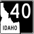 State Highway 40 marker