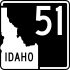 State Highway 51 marker